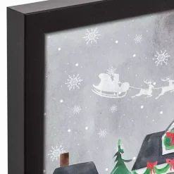 Outlet Silent Night Holy Night Canvas Wall Plaque Christmas Art & Wall Decor