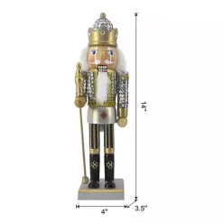 Sale Silver and Gold Sequin Soldier Nutcracker Christmas Decorations