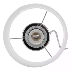 Kirklands Home Table Lamps|Silver Crystal Orb Table Lamps, Set of 2 White