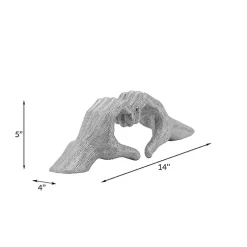 Online Hand Heart Figurine Statues & Figurines