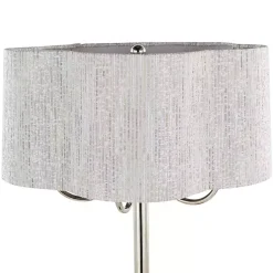 Kirklands Home Table Lamps|Silver Metal Lila Table Lamp