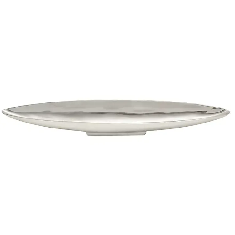 Metallic Canoe Tray Decorative Trays