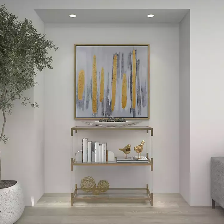 Metallic Canoe Tray Decorative Trays