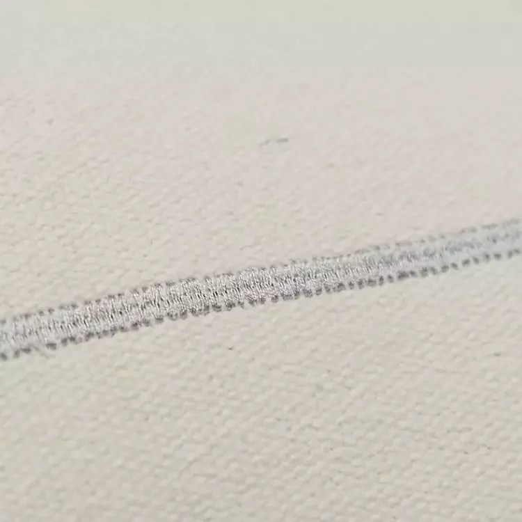 Best Silver Woven Lines Throw Pillow Pillows