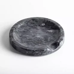 Kirklands Home Kitchen Storage|Simple Black Marble Spoon Rest