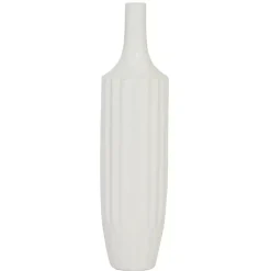 Online Slender Curtain Ribbed Vase, 19 in. Vases