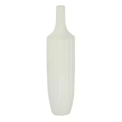 Online Slender Curtain Ribbed Vase, 19 in. Vases