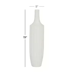 Online Slender Curtain Ribbed Vase, 19 in. Vases