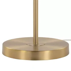 Kirklands Home Floor Lamps|Slim Gold Modern Floor Lamp White