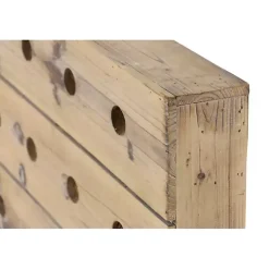 New Small Rustic Barn Wood Wine Bottle Holder Decorative Accents