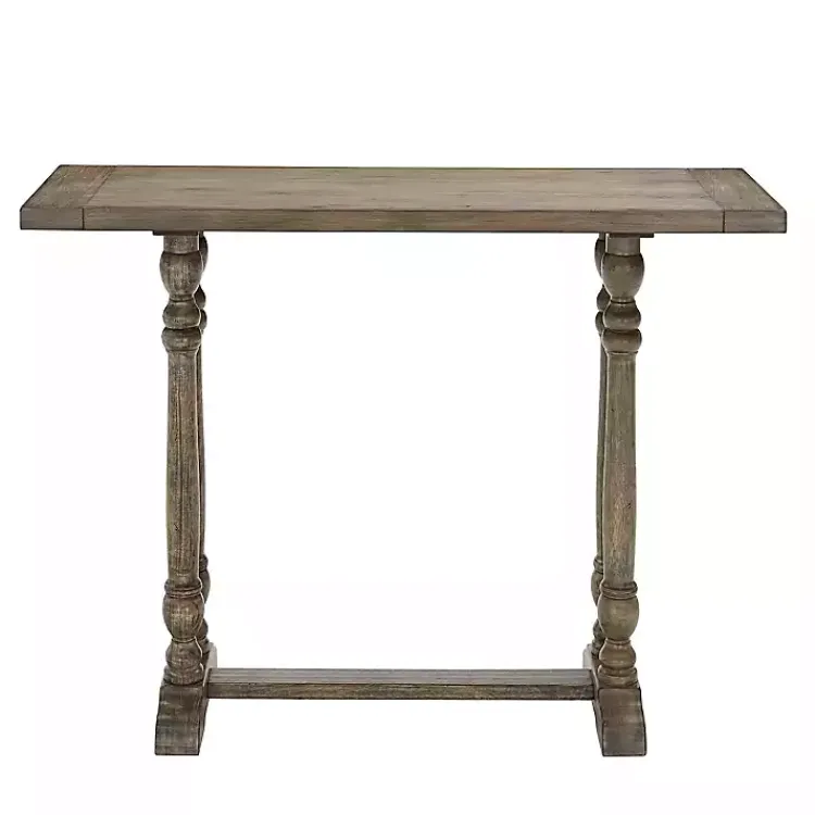 Kirklands Home Dining Tables|Smokey Oak Wood Chandler Counter Height Table