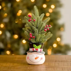 Snowman Tree Arrangement Christmas Arrangements & Garland