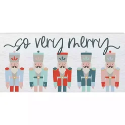 Outlet So Very Merry Nutcracker Wall Plaque Christmas Art & Wall Decor