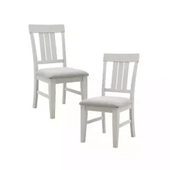 Kirklands Home Dining Chairs|Sofia High Back Dining Chairs, Set of 2 White