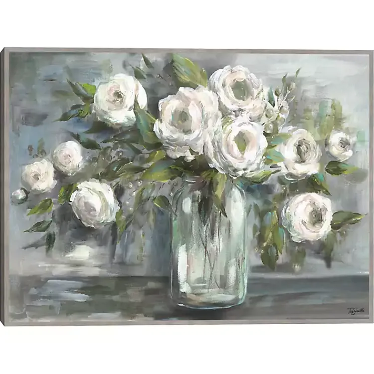 Kirklands Home Framed Art|Soft Blooms Still Life Framed Wall Art