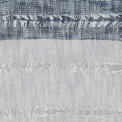 Hot Soft Blue Textured Striped Tassel Throw Blankets & Throws