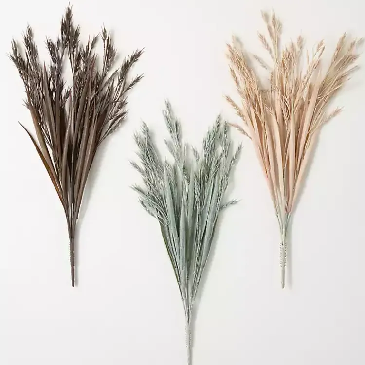 Soft Hues Wheat Sprays, Set of 3 Stems & Bouquets