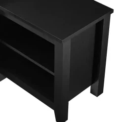 Kirklands Home Tv Stands & Media Consoles|Solid Tiered TV Stand Black