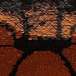 Sparkle Sequin Jack O Lantern Pillow Halloween