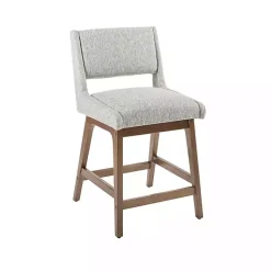 Kirklands Home Bar Stools & Counter Height Stools|Speckled Boomerang Modern Counter Stool Gray