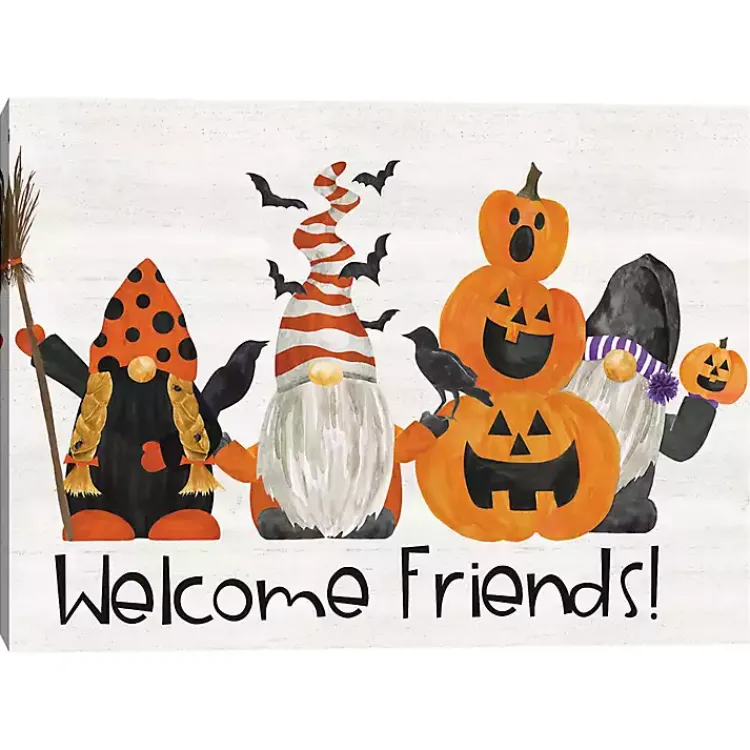 Clearance Spooky Pumpkin Gnomes Halloween Wall Art Halloween