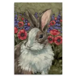 Sale Spring Melody Bunny Canvas Art Print Easter Decorations