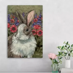 Sale Spring Melody Bunny Canvas Art Print Easter Decorations