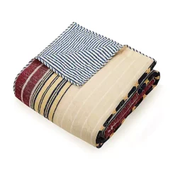 Kirklands Home Quilts|Stars and Striped Patch 3-pc. Full/Queen Quilt Set