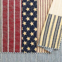 Kirklands Home Quilts|Stars and Striped Patch 3-pc. King Quilt Set