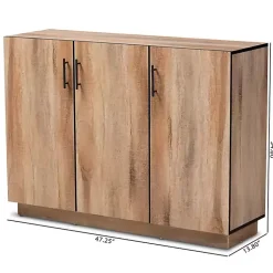 Kirklands Home Cabinets & Sideboards|Stella Contemporary Oak 3-Door Sideboard