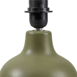 Kirklands Home Table Lamps|Stella Diminuta Table Lamp with Woven Shade Green