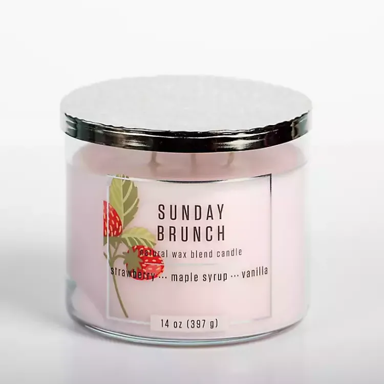 Best Sunday Brunch 14 oz. Triple Wick Jar Candle Candles