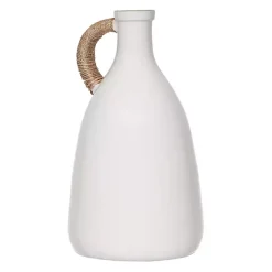 Tall Jug Vase with Rope Handle Vases