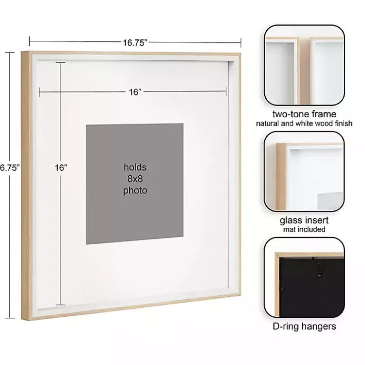 Kirklands Home Gallery Wall Frames|Tan & White Gibson 3-pc. Gallery Wall Frame Set