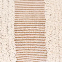 and Natural Tufted Stripes Lumbar Pillow Pillows