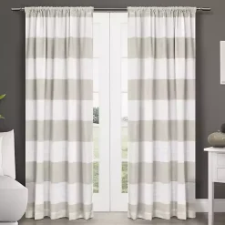 Kirklands Home Curtains & Drapes|Tan Deena Curtain Panel Set, 84 in.