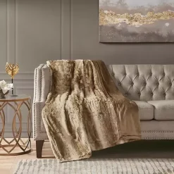 Discount Faux Fur Oversized Throw Blanket Blankets & Throws
