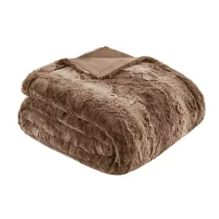 Discount Faux Fur Oversized Throw Blanket Blankets & Throws