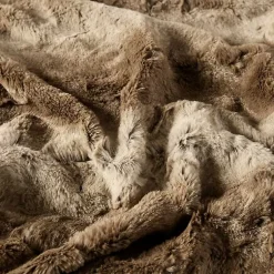 Discount Faux Fur Oversized Throw Blanket Blankets & Throws