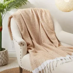 Discount Herringbone Faux Mohair Throw Blankets & Throws