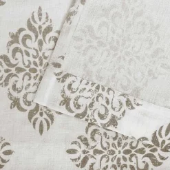 Kirklands Home Curtains & Drapes|Nagano Linen Curtain Panel Set, 96 in. Tan