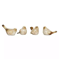 Sale Porcelain Bird Figurines, Set of 4 Statues & Figurines