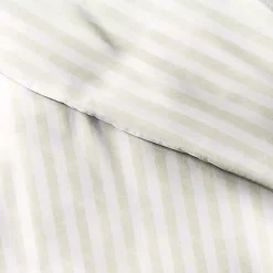 Kirklands Home Duvets|Tan Rugged Stripe 2-pc. Twin Duvet Cover Set