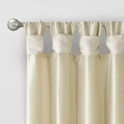 Kirklands Home Curtains & Drapes|Twist Top Curtain Panel, 108 in. Tan