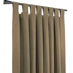 Kirklands Home Curtains & Drapes|Taupe Ventura Blackout Curtain Panel, 95 in. Tan