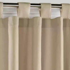 Kirklands Home Curtains & Drapes|Taupe Weathermate Blackout Curtain Panel, 54 in. Tan