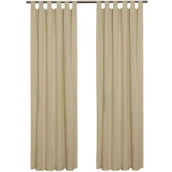 Kirklands Home Curtains & Drapes|Taupe Weathermate Blackout Curtain Panel, 95 in. Tan