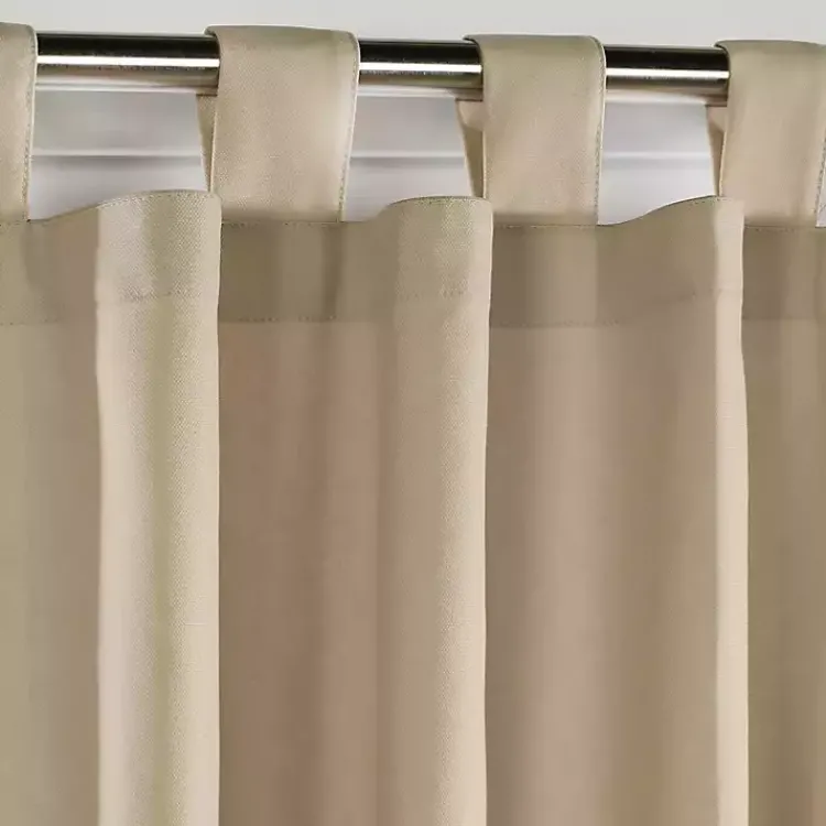 Kirklands Home Curtains & Drapes|Taupe Weathermate Curtain Panel, 72 in. Tan