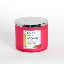 Teach, Love, Inspire Triple Wick Jar Candle Candles