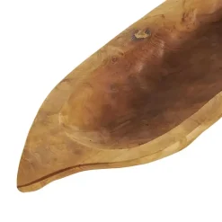 Best Teak Wood Carved Fish Trays, Set of 2 Decorative Trays